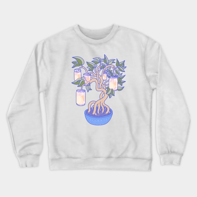 Peach Tree Crewneck Sweatshirt by LauraOConnor